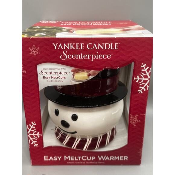 Yankee Candle Scenterpiece Jack Frost Snowman Easy MeltCup Warmer NEW - Picture 1 of 5